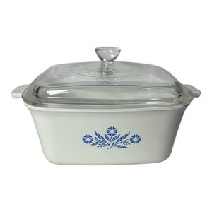 Vintage CorningWare Blue Cornflower P-4-B Casserole w/ Lid 1 1/2 (1.5) Quart